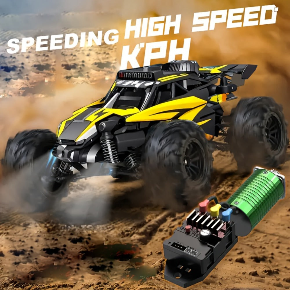 High Speed RC Off-Road Car 50km/h Remote Control Truck Tires ABS Body 2.4G Drift Racing Toy Boys Girls Birthday Halloween Gift