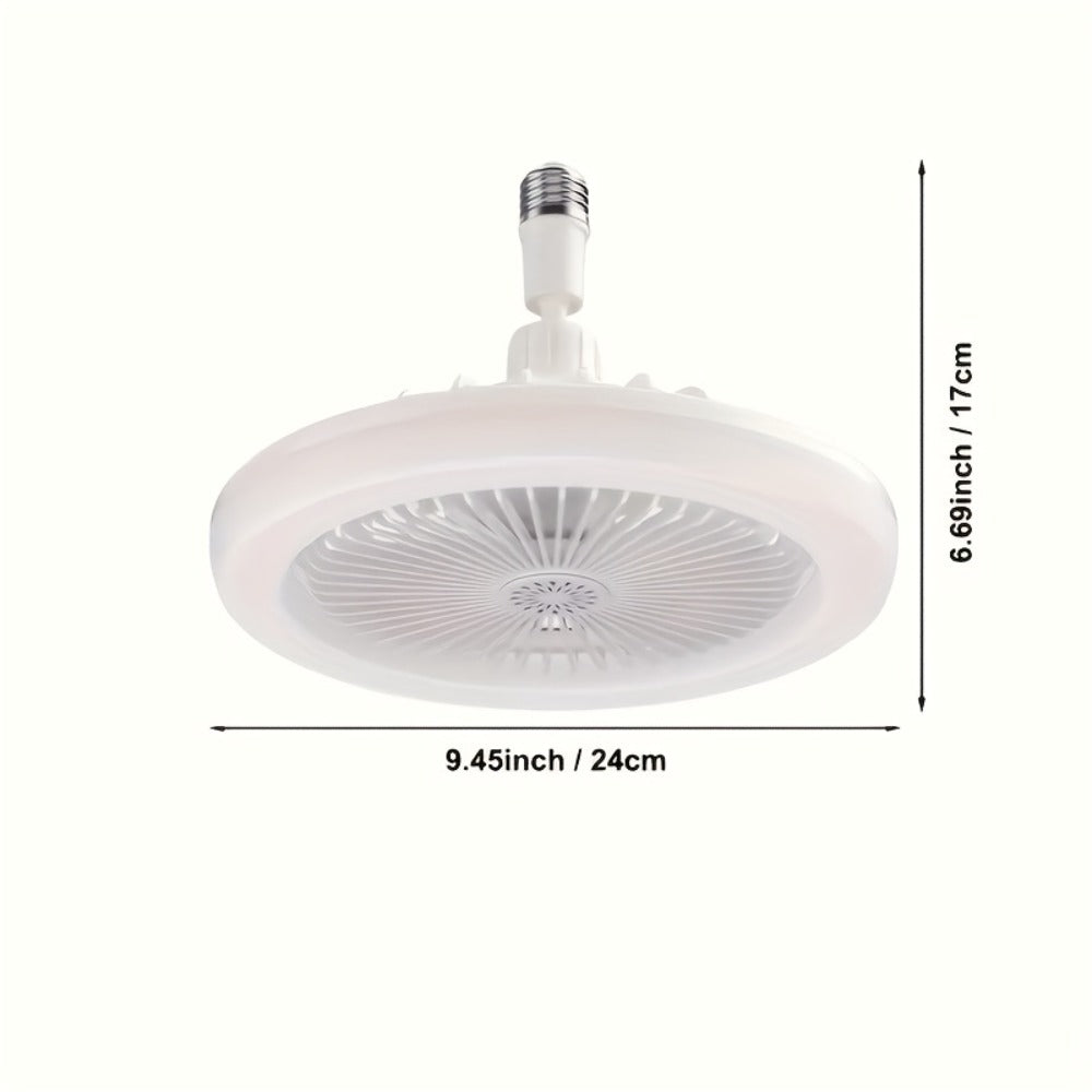 Ceiling Fan Light with Remote Control 3-Speed 3-Color Dimmable LED E26 Base 3000-6500K for Entryways, Bedrooms and Living Spaces