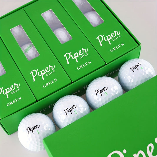 Golf Balls 3-Ply PU Cover with Soft Feel & High Visibility Colors, Professional Distance Golf Ball for Competitive Play and Training