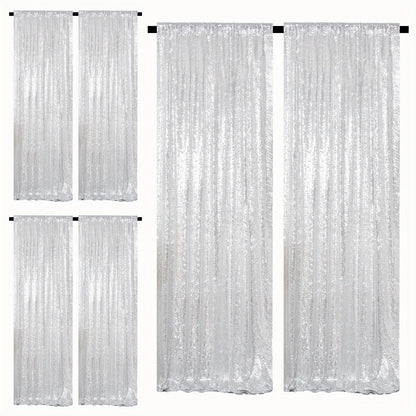 Sequin Backdrop Curtains 2FTx8FT Glitter Photography Background Panels for Party Wedding Birthday for an Everyday Personal Care Routine