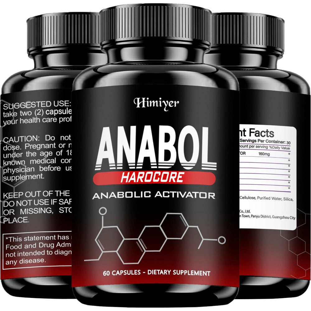 Anabol Hardcore Anabolic Activator for Men, Advanced Energy, Strength & Performance Formula with 6-Keto-Diosgenin & Hecogenin