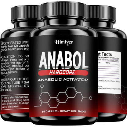Anabol Hardcore Anabolic Activator for Men, Advanced Energy, Strength & Performance Formula with 6-Keto-Diosgenin & Hecogenin