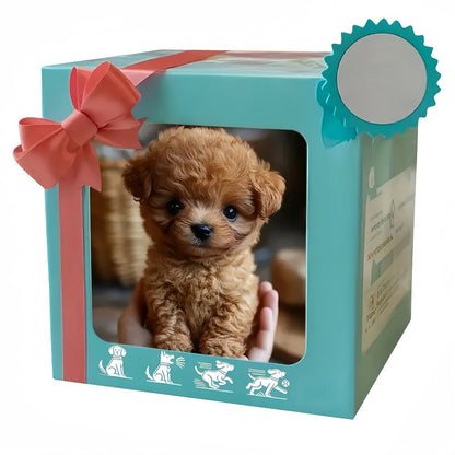 Simulation Puppy Robot Electric Interactive Dog Toy, Auto Walking, Barking & Tail Wagging, Plush Biomimetic Pet with Dog Bone Accessory