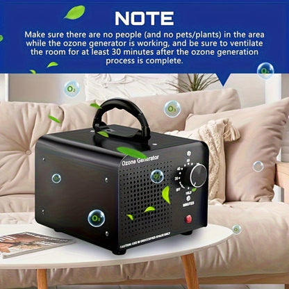 Ozone Generator 40, 000mg/h Commercial Odor Eliminator, O3 Ionizer Air Purifier Deodorizer with Timer for Home