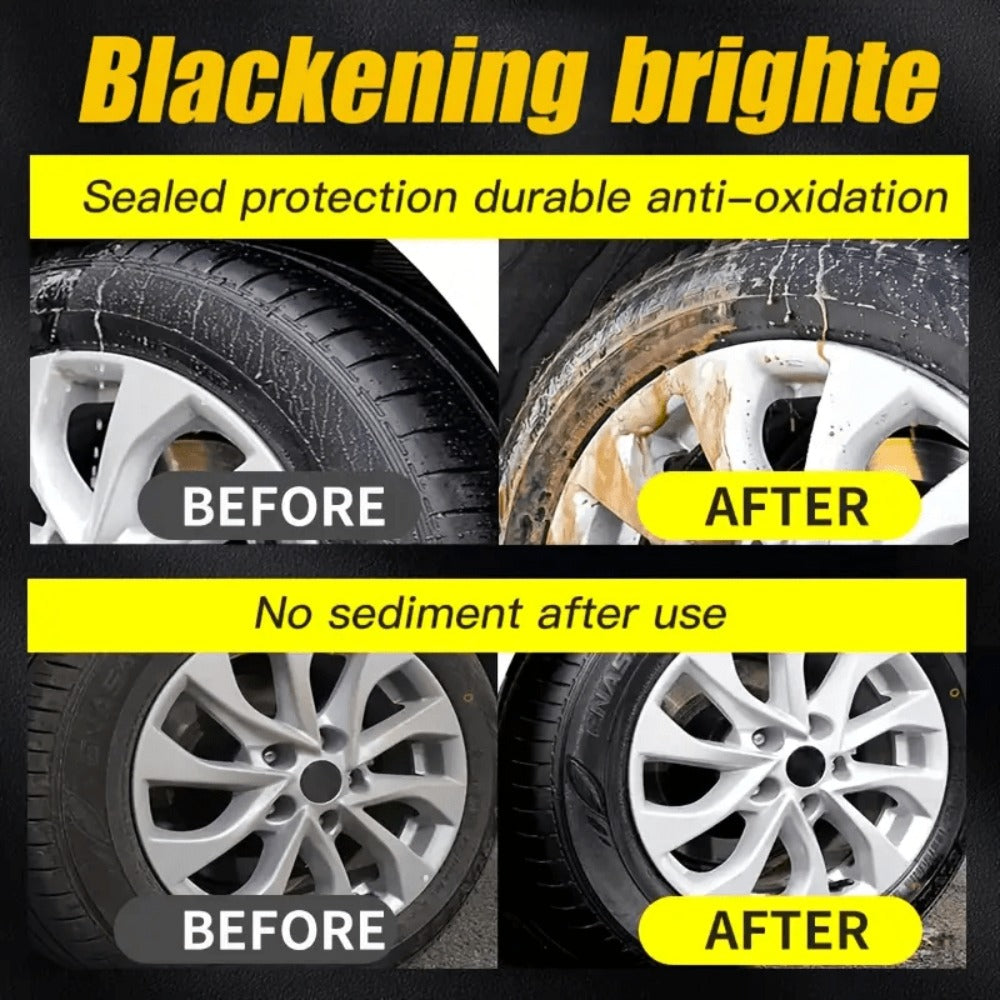 Car Plastic Restorer & Black Interior Trim Polish – Scratch Repair Paste, Anti-Aging Refurbishment Wax for Dashboard, Bumper