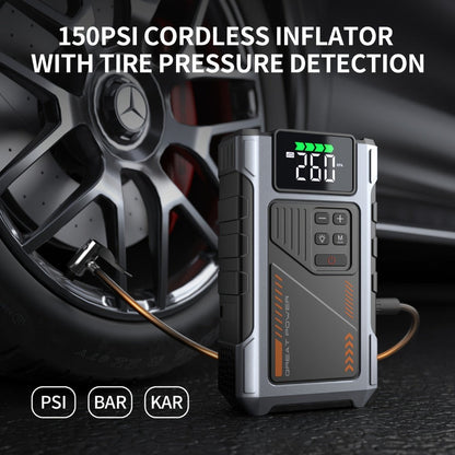 8000A Jump Starter with Air Compressor – 12V Portable Jump Box for Gas & Diesel Cars, USB Ports & LED Flashlight | Up to 8.0L Gas & 6.5L