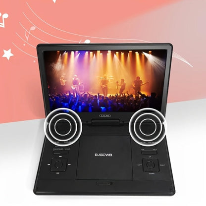 Portable DVD Player 14.1 Inch HD Screen, AV IN/OUT Sync TV & Projector, 270° Rotating Screen, Region Free