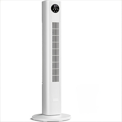 Tower Fan 35-Inch Bladeless 85° Oscillating Standing Floor Fan 3-Speed Quiet Cooling with 12H Timer for Bedroom Office Living Room Home
