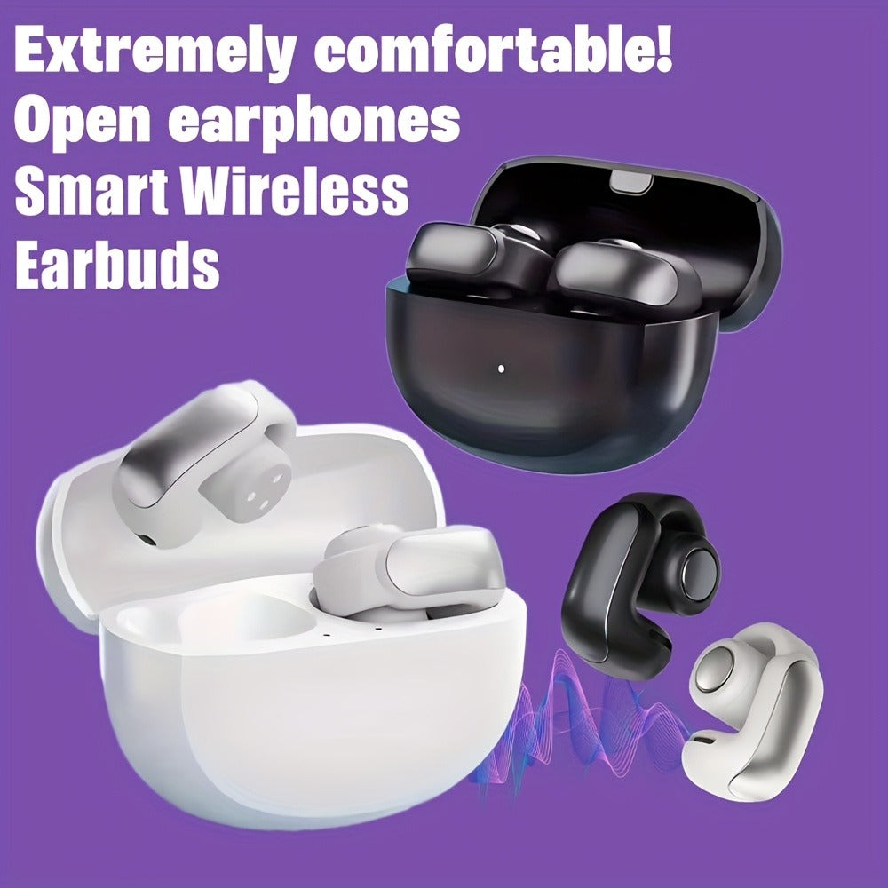 Open Audio Clip-On Earbuds Battery Situational Awareness True Wireless Bluetooth Immersive Sound Limited Edition Chilled Lilac Color