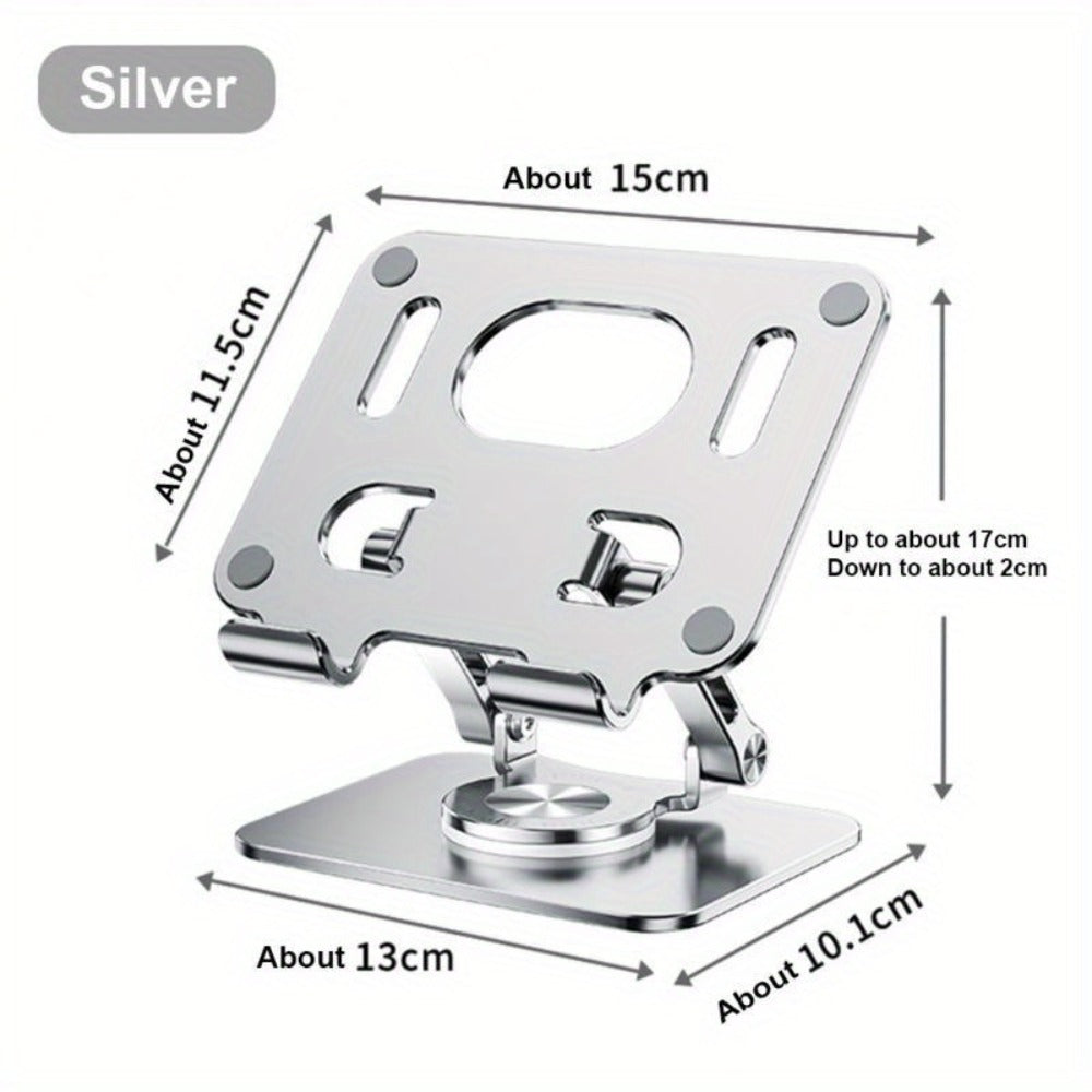 360 Degree Rotating Tablet Phone Stand Foldable, Portable Desktop Lazy Stand with Fast Heat Dissipation