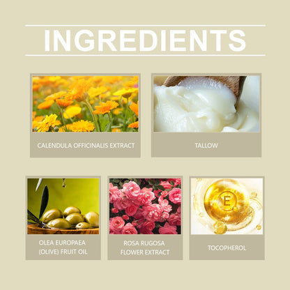Shea Butter Cream Natural for Face & Body 60g - Deep Nourishing, Non-Greasy, Fast Absorbing, All Skin Types