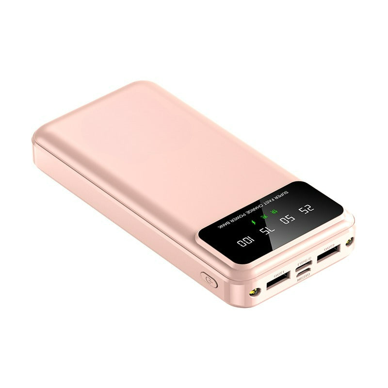 65000mAh Portable Power Bank with LED Display USB Charger for iPhone 17 16 15 14 13 12 11 XS Android Phones Tablets