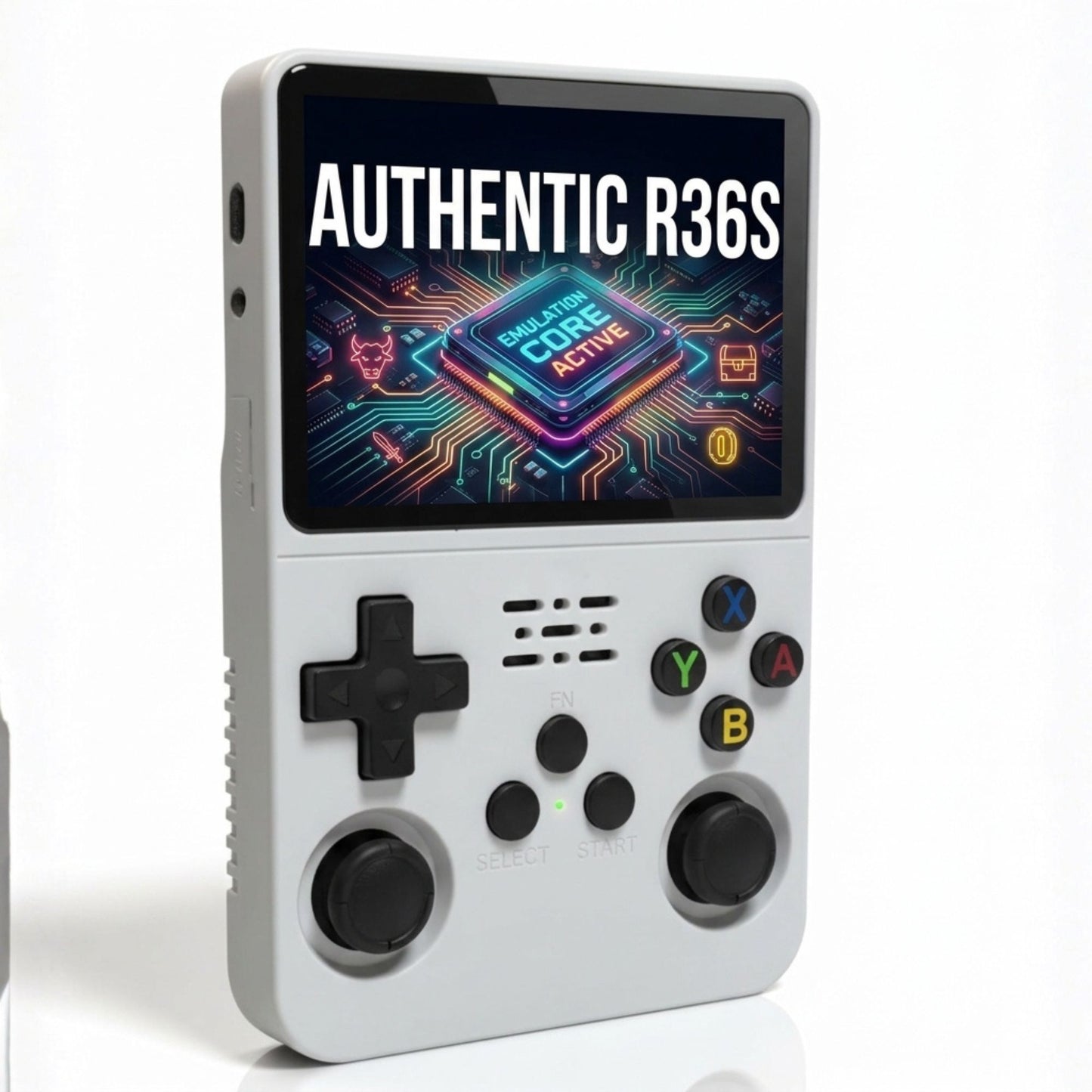 R36S Retro Handheld Game Console ArkOS 3.5" IPS Screen 64GB 128GB, Portable Emulator Gaming Device USB-C 10Hr Battery