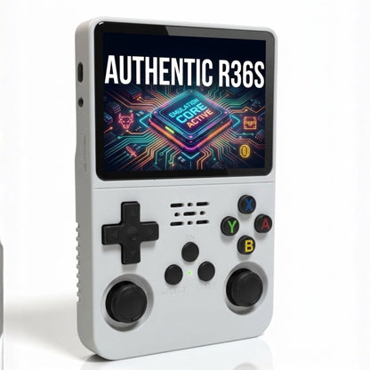 R36S Retro Handheld Game Console ArkOS 3.5" IPS Screen 64GB 128GB, Portable Emulator Gaming Device USB-C 10Hr Battery