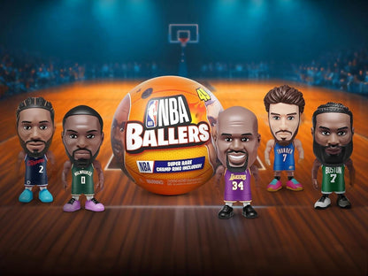 NBA Ballers Mystery Capsule Figurine Series 1 by ZURU, Surprise Unboxing Mini NBA Player Collectible Toy for Boys