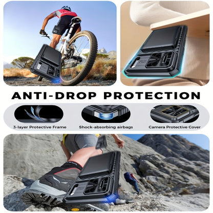 iPhone 17 Pro Max Wallet Case with Lanyard, 4-5 Card Holder, Sliding Lens Cover & Camera Control Button – Premium Protective Wallet Phone