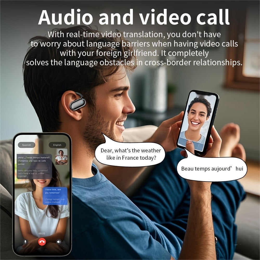 AI Translation Earbuds 144 Languages Real-Time Bluetooth 6.1 TWS Meeting Notes Noise Cancelling for an Everyday Personal Care Routine