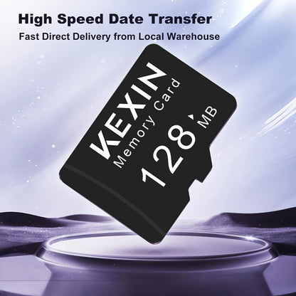 KEXIN MicroSD Memory Card 5-Pack in 128MB, 256MB or 512MB Capacity Options with One Full-Size SD Adapter