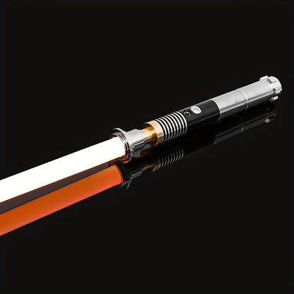 Light Up Saber with Metal Handle RGB 16 Colors, LED Cosplay Laser Sword with Sound Effects, Anakin Luke Darksaber Style