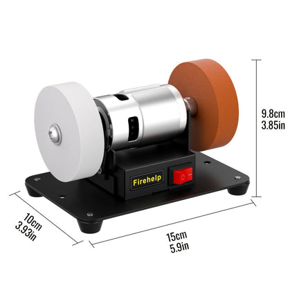 Mini Belt Sander – 7-Speed Adjustable Electric Belt Grinder with Pure Copper Motor for Grinding, Sharpening & Polishing Wood & Metal
