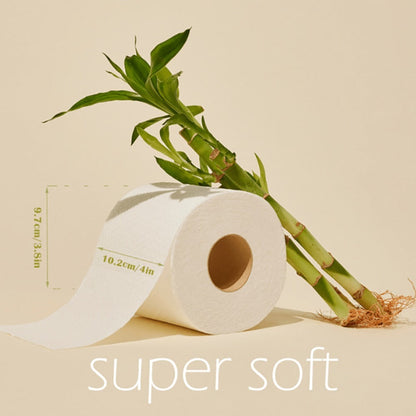 Bamboo Toilet Paper 24 Rolls 3-Ply 300 Sheets Per Roll Tree-Free Hypoallergenic Septic Safe Flushable Soft Strong Fragrance-Free BPA-Free