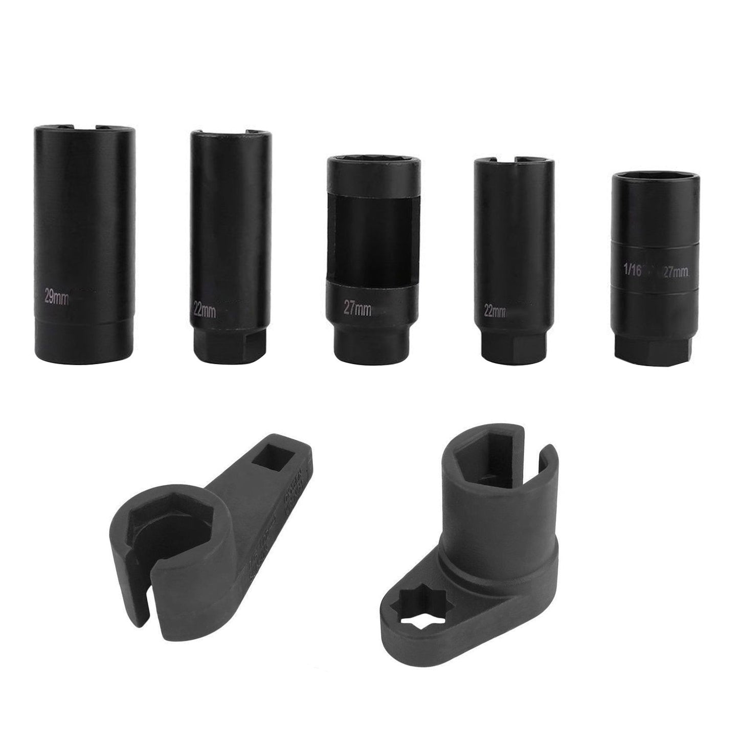 Oxygen Sensor Socket Set – Professional Removal & Installation Tool Kit for All Vehicles, Universal 22mm Slotted Design