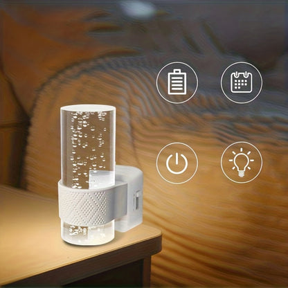 LED Night Light Plug In Wall, Dimmable 3000K Warm White Night Lights with Auto Light Sensor, Adjustable Brightness Modern Plug-In Night