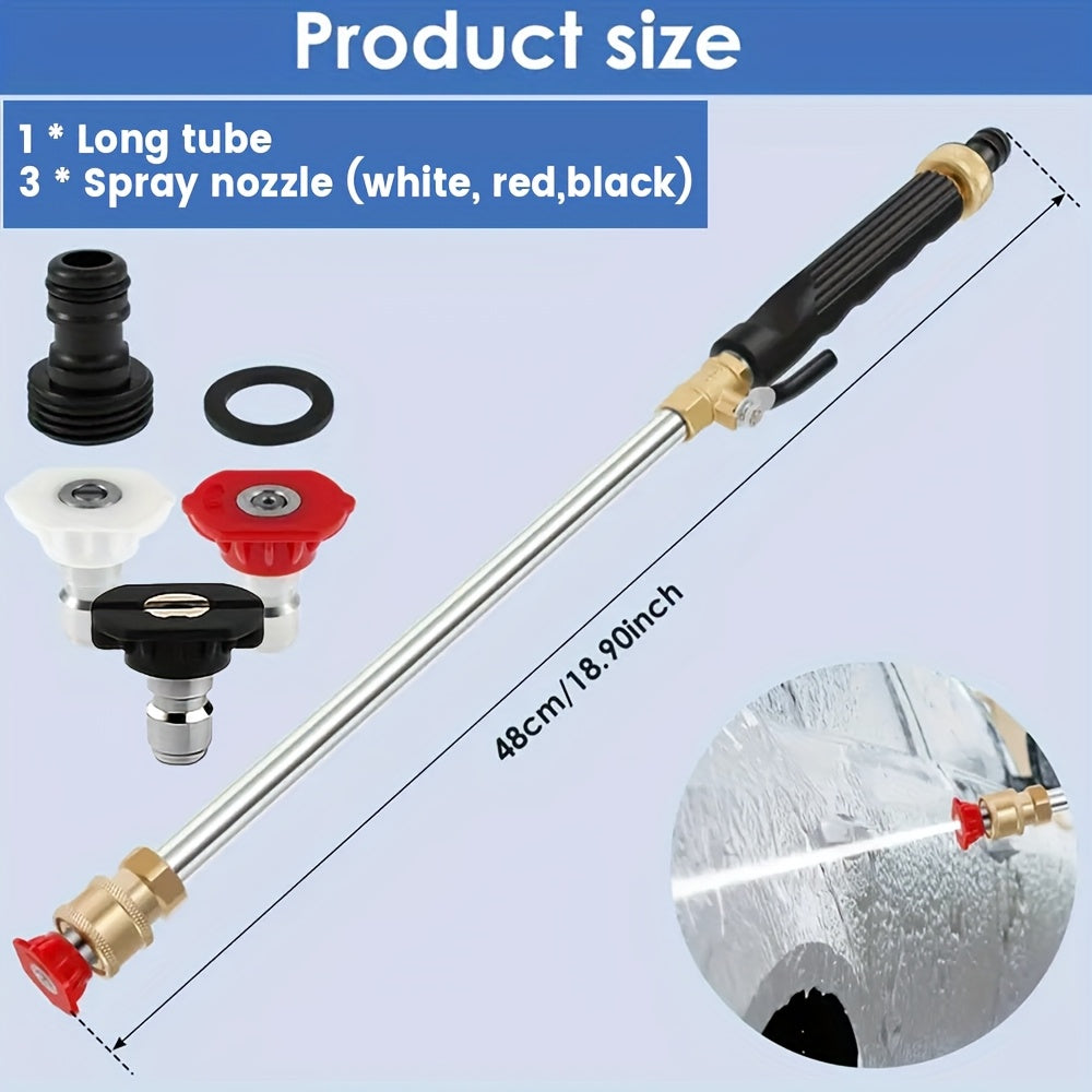 Pressure Washer Wand, Garden Hose Car Patio Yard Cleaning Nozzles for Garden, Lawn and Yard Watering
