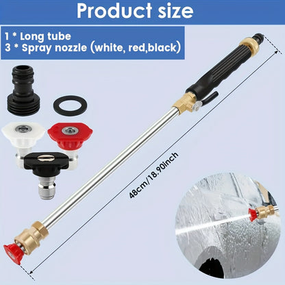 Pressure Washer Wand, Garden Hose Car Patio Yard Cleaning Nozzles for Garden, Lawn and Yard Watering