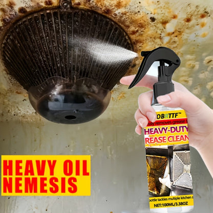 3.38oz Kitchen Grease-Cleaner Spray Bottle with Black Trigger and 15cm Pictured Height for Kitchen Use