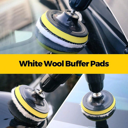 Drill Brush Attachment Set 20 Pack Power Scrubber Brushes Scrub Pads Sponge Buffing Pads with Extension Rod for Bathroom Kitchen Car