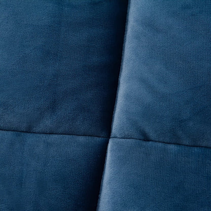 Reversible Milk Velvet Comforter Soft Quilted Blanket 100% Polyester Plush Fleece Bedding All Season Machine Washable for Home Hotel Queen