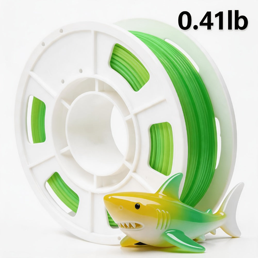 Rainbow PLA Filament 1.75mm Single Dual Triple Color Vacuum Packed, Neatly Wound High Precision ±0.02mm Smooth Printing