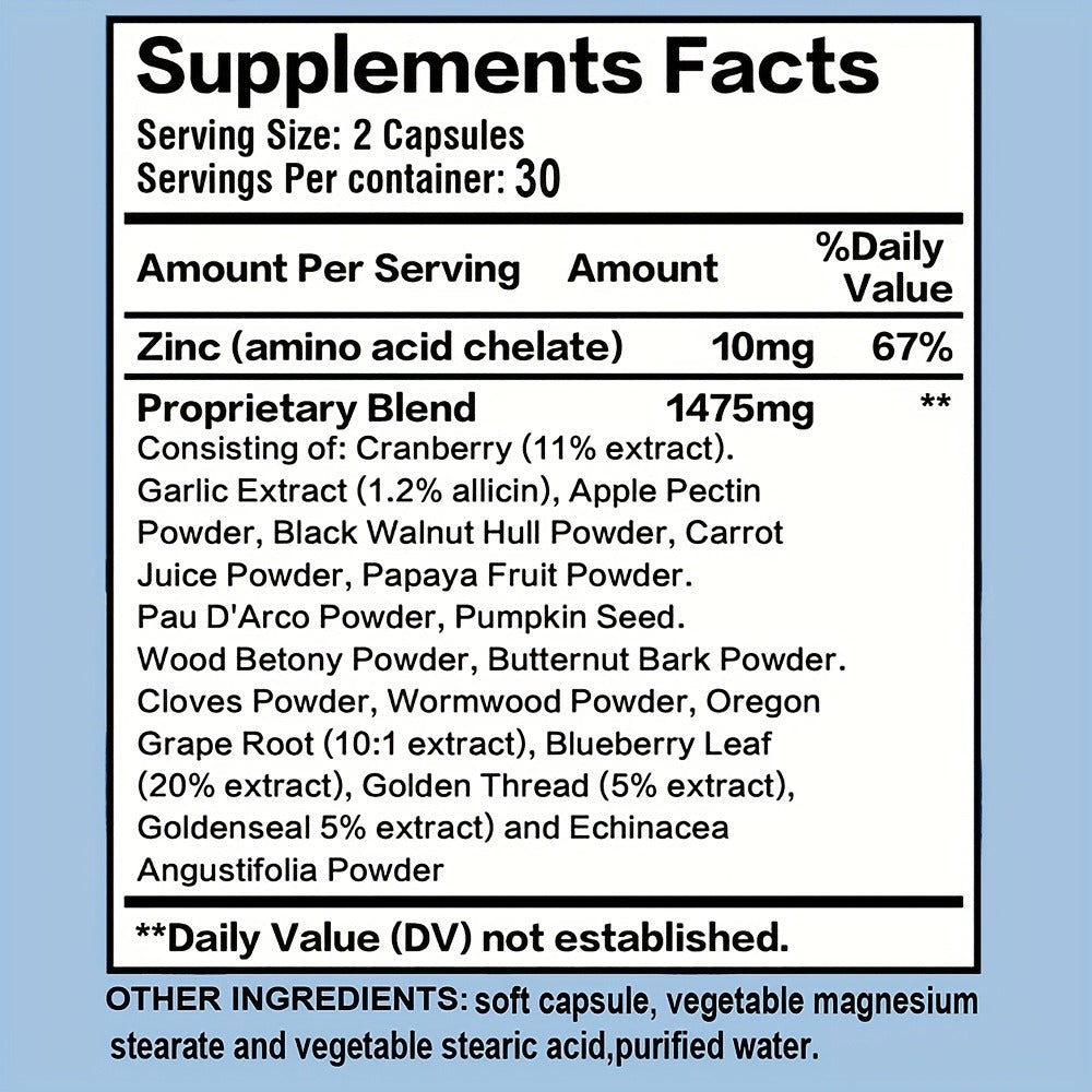 Colon Cleanse Supplement with Black Walnut Hull & Wormwood Powder for Gut Detox Parasite Cleanse Intestinal Health & Digestive Support