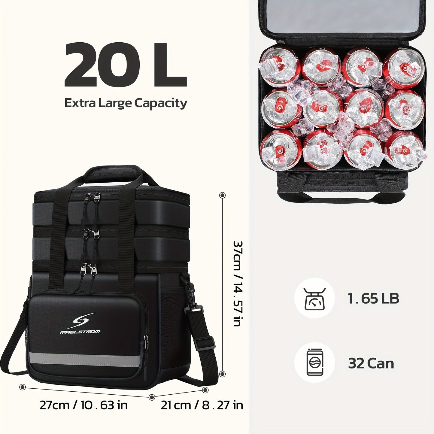Insulated Lunch Bag | Leakproof Cooler Tote Work School Meal Prep