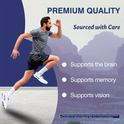 Triple Strength Omega 3 Fish Oil 120 Capsules with High EPA & DHA for Eye, Brain & Heart Health, Joint & Immune Support for Men & Women