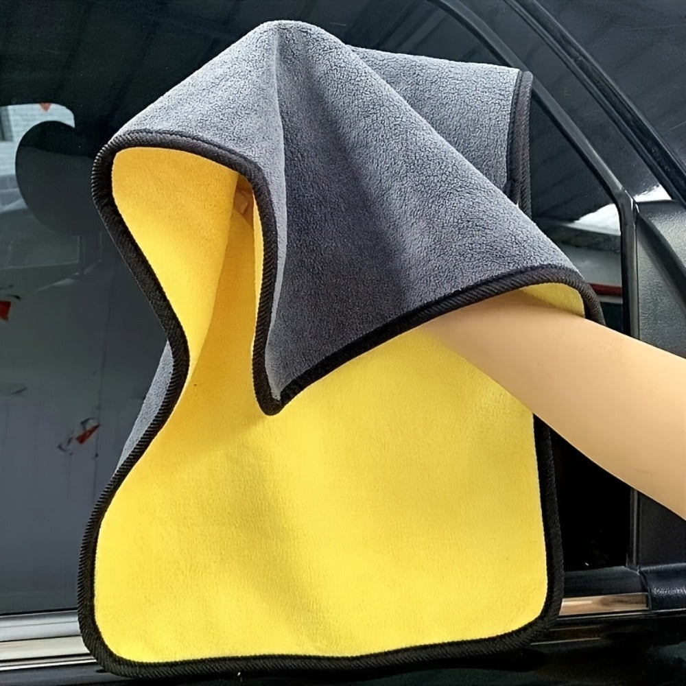 Microfiber Car Cleaning Towels 10pcs – Lint-Free Streak-Free Absorbent Wash & Dry Cloths for Car Exterior, Interior