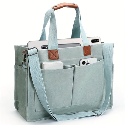 Large Utility Tote Bag for Women with Multiple Pockets, Adjustable Strap and Small or Large Sizes