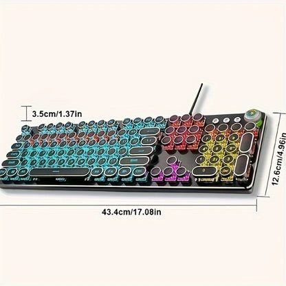 Hot-Swappable Mechanical Keyboard and Mouse Combo 34 Lighting Effects True Mechanical Blue for an Everyday Personal Care Routine