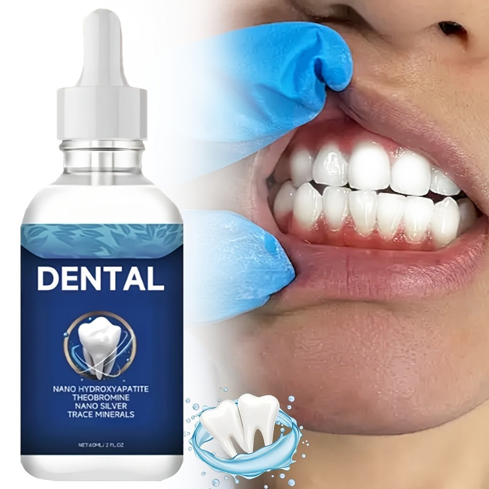 Oral Care Drops with Hydroxyapatite, True Tooth Care Solution for Cavity Protection, Enamel Strengthening & Sensitive Teeth
