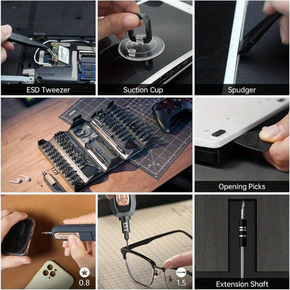 180-in-1 Precision Screwdriver Set, Magnetic Professional Kit for Laptop, Phone, Camera, Tablet, Game Console & Glasses