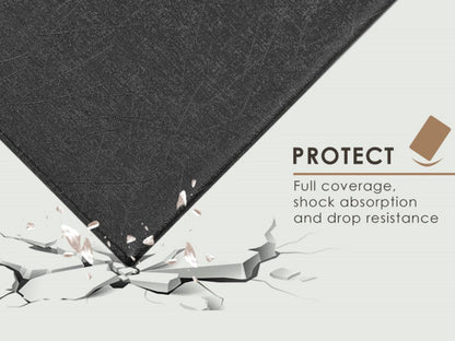 Universal Tablet Case with Wireless Keyboard 10.1 Inch, Removable Bluetooth Keyboard, PU Leather Folio Cover