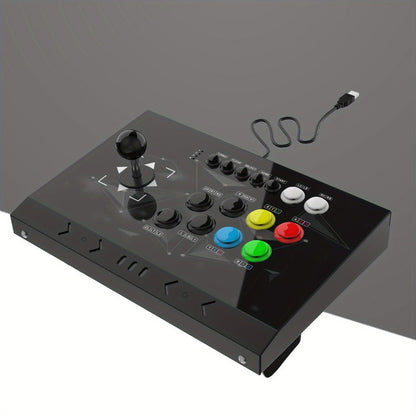 Arcade Stick DOYO KT511 for Nintendo Switch, PS3, PC & Android, 8-Way Square Gate Joystick, Turbo Function