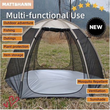 Screen Tent Large Portable Dome Oxford UV Resistant Outdoor Shelter