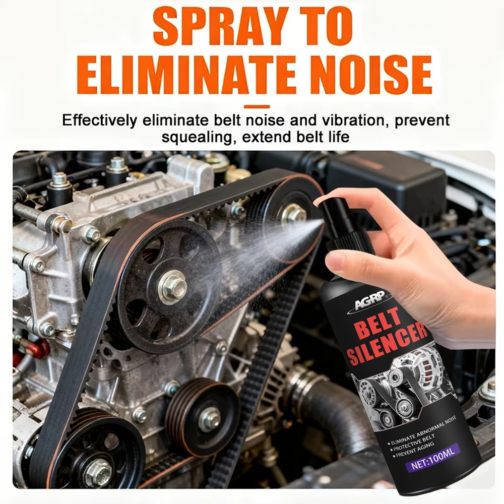 Engine Belt Conditioner 100ml – Noise Reduction, Wear Resistance & Elasticity Restorer, Anti-Aging Durable Coating for Drive Belts