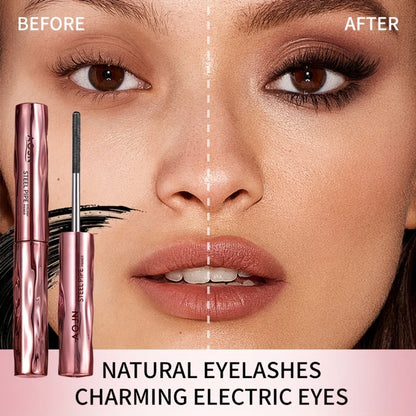 Mascara Primer Waterproof 24-Hour – Smudge-Proof Volumizing Eyelash Primer with Spiral Brush for Curling & Lengthening