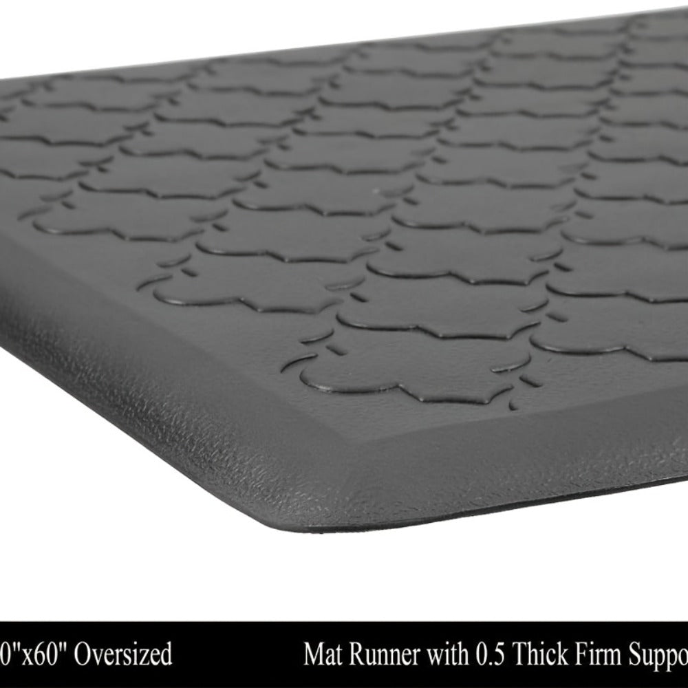 Kitchen Mat, Cushioned Single Standing Mat in Four Colors and 17.3x28, 17.3x48 or 20x60-Inch Sizes