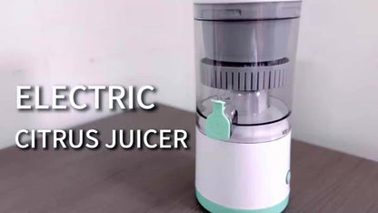 Rechargeable USB Electric Citrus Juicer Portable Citrus Press for Oranges Lemons Grapefruit Kiwi Removable Parts Pulp Separation Compact