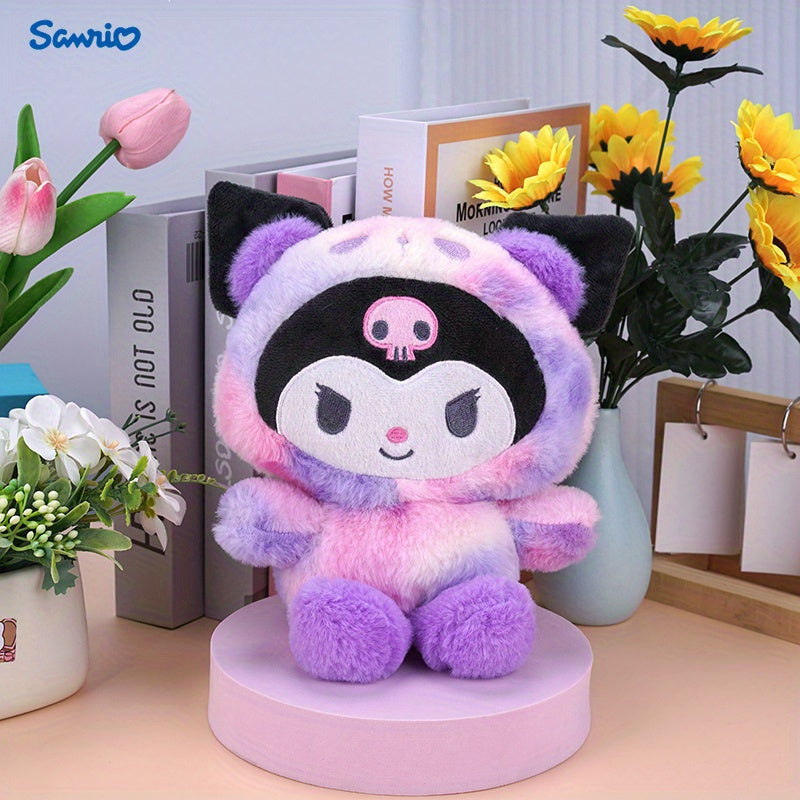 Plush Toy Character Collection with Four Styles, Soft Fabric and Desk-Ready Sitting Designs