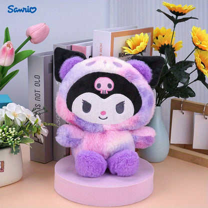 Plush Toy Character Collection with Four Styles, Soft Fabric and Desk-Ready Sitting Designs